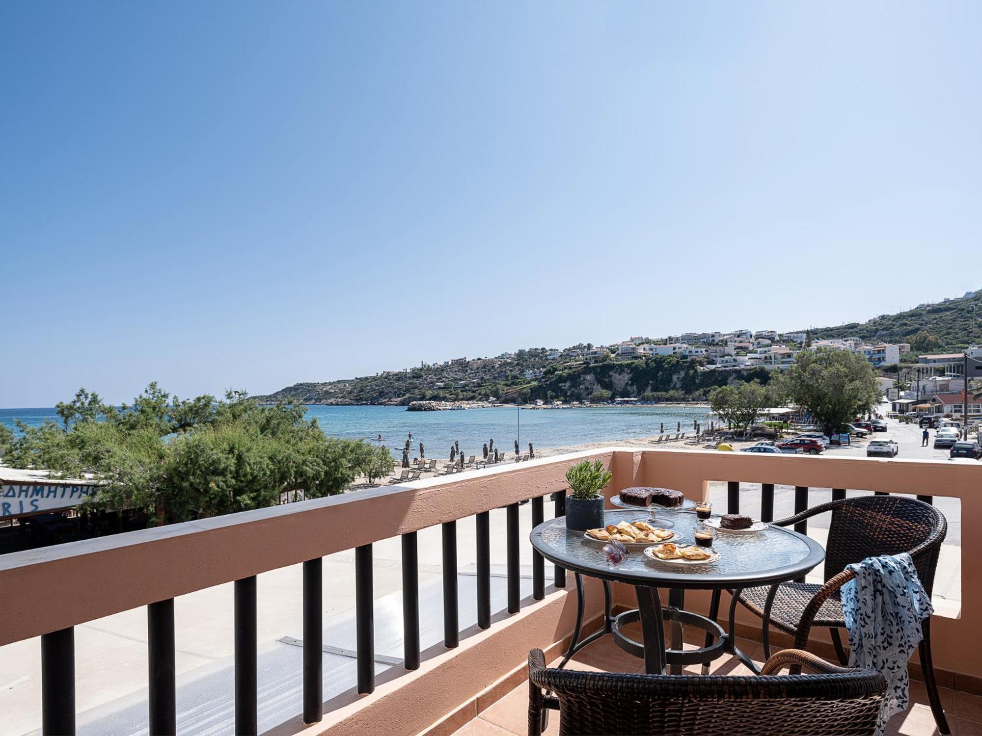 Elena Seafront Luxury Apartments Almirida Eksteriør billede