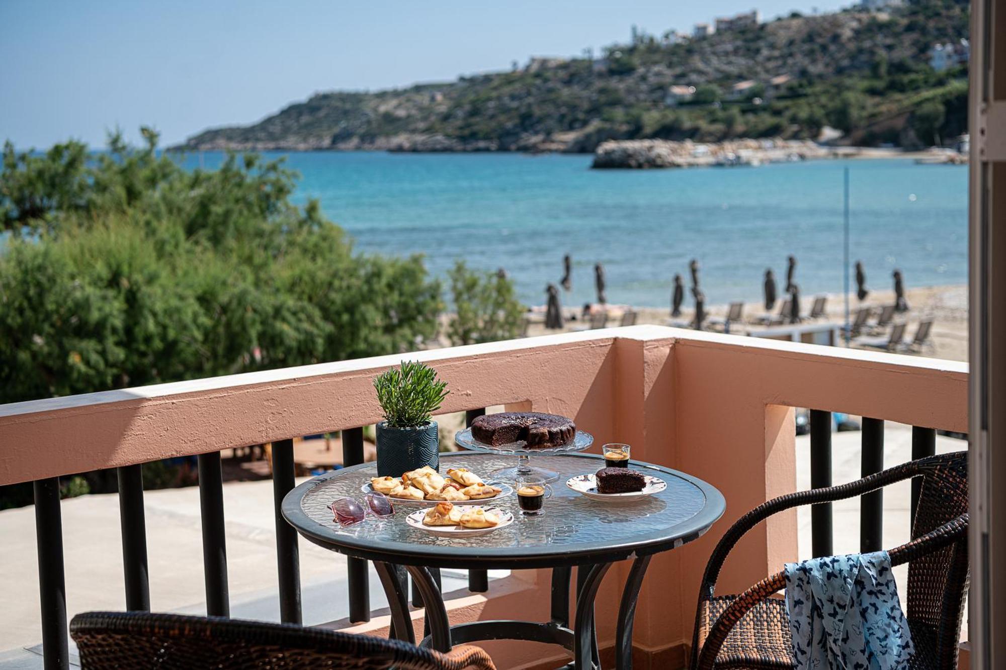 Elena Seafront Luxury Apartments Almirida Eksteriør billede